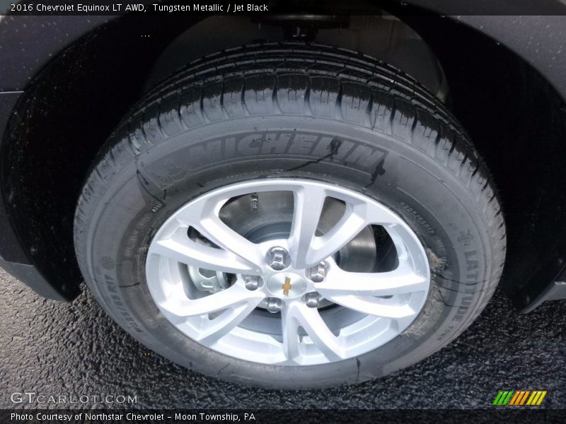 Tungsten Metallic / Jet Black 2016 Chevrolet Equinox LT AWD