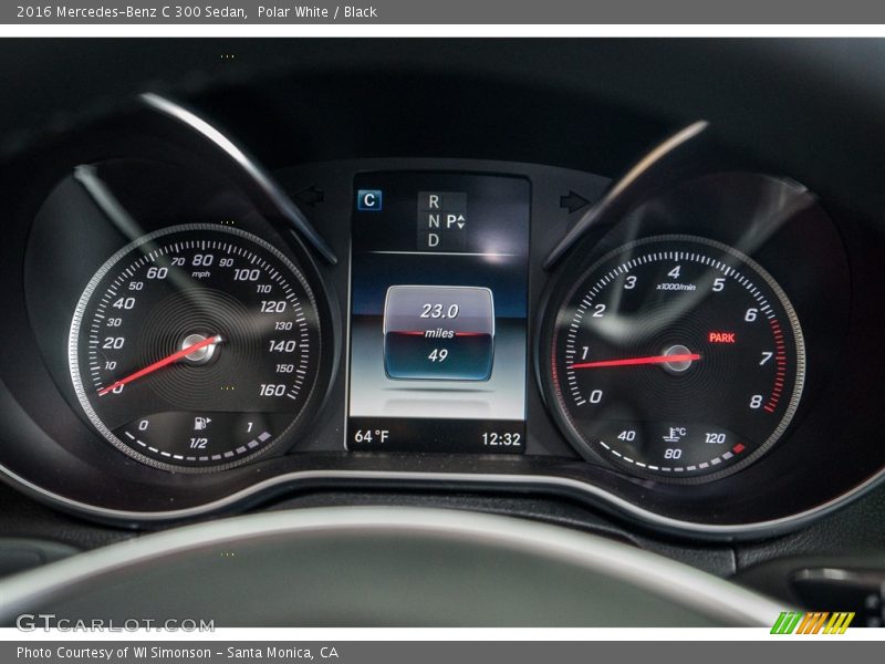 Polar White / Black 2016 Mercedes-Benz C 300 Sedan