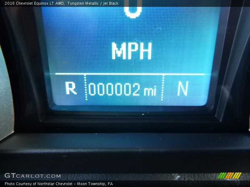Tungsten Metallic / Jet Black 2016 Chevrolet Equinox LT AWD