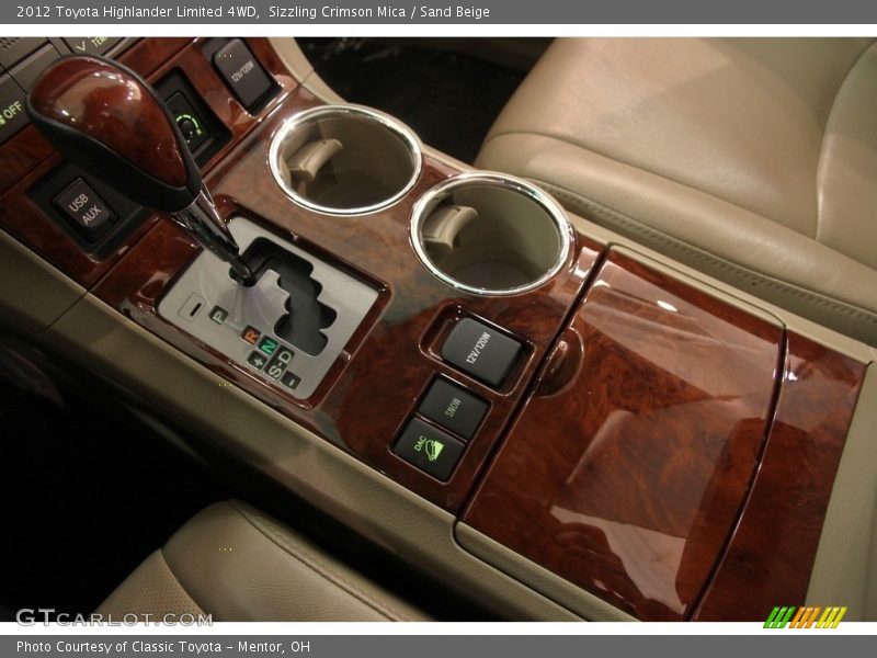 Sizzling Crimson Mica / Sand Beige 2012 Toyota Highlander Limited 4WD