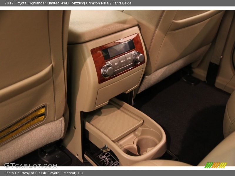 Sizzling Crimson Mica / Sand Beige 2012 Toyota Highlander Limited 4WD