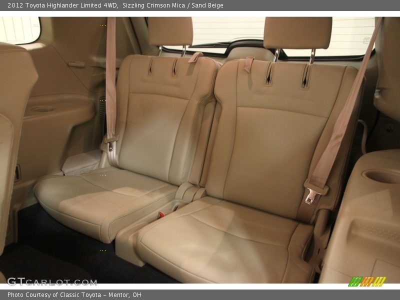 Sizzling Crimson Mica / Sand Beige 2012 Toyota Highlander Limited 4WD