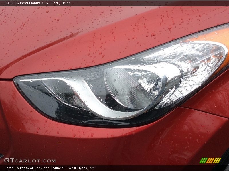 Red / Beige 2013 Hyundai Elantra GLS