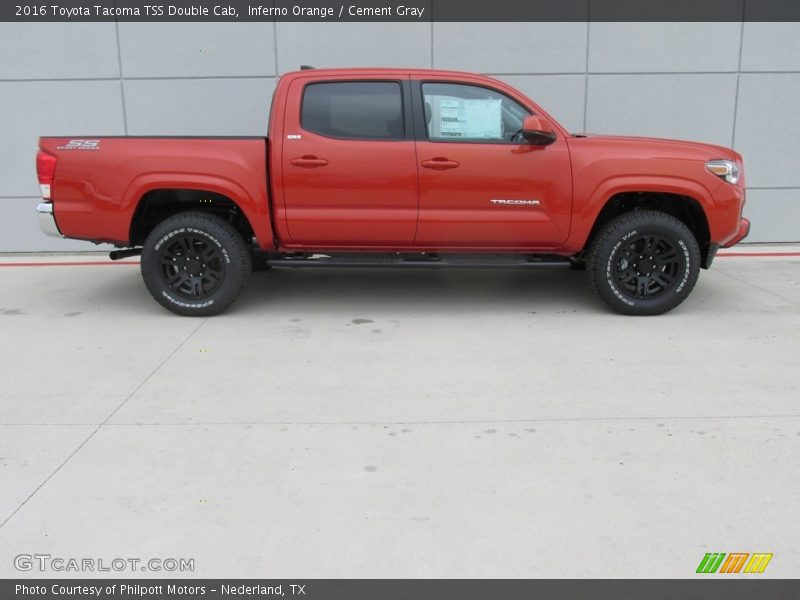  2016 Tacoma TSS Double Cab Inferno Orange