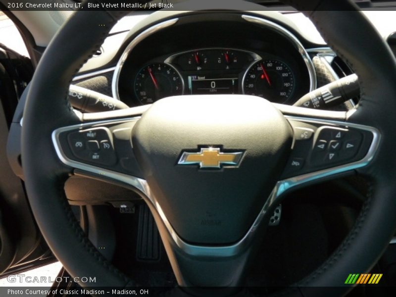 Blue Velvet Metallic / Jet Black 2016 Chevrolet Malibu LT