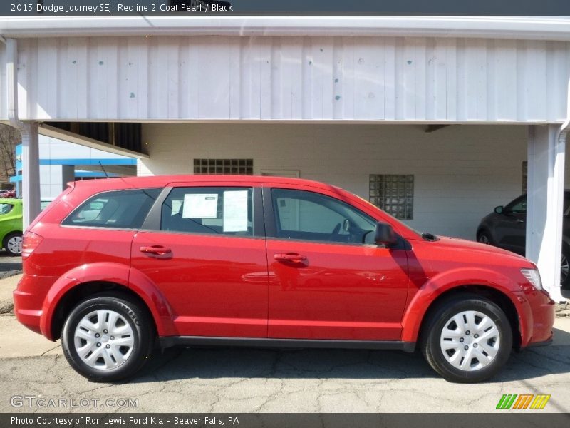 Redline 2 Coat Pearl / Black 2015 Dodge Journey SE