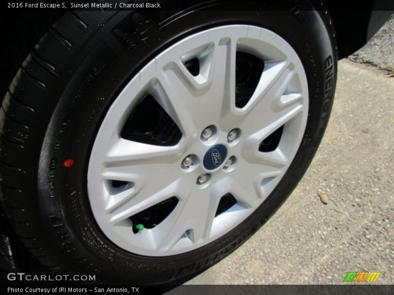 Sunset Metallic / Charcoal Black 2016 Ford Escape S