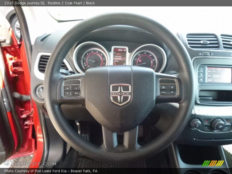 Redline 2 Coat Pearl / Black 2015 Dodge Journey SE