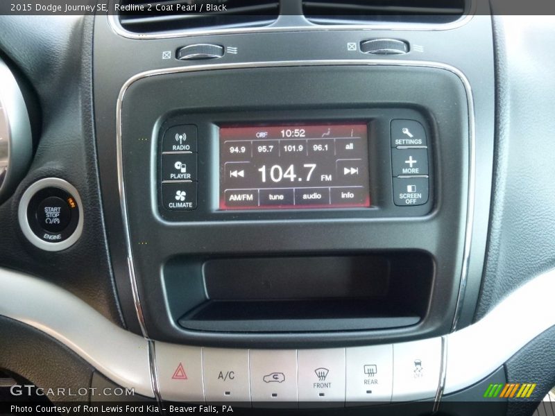 Redline 2 Coat Pearl / Black 2015 Dodge Journey SE