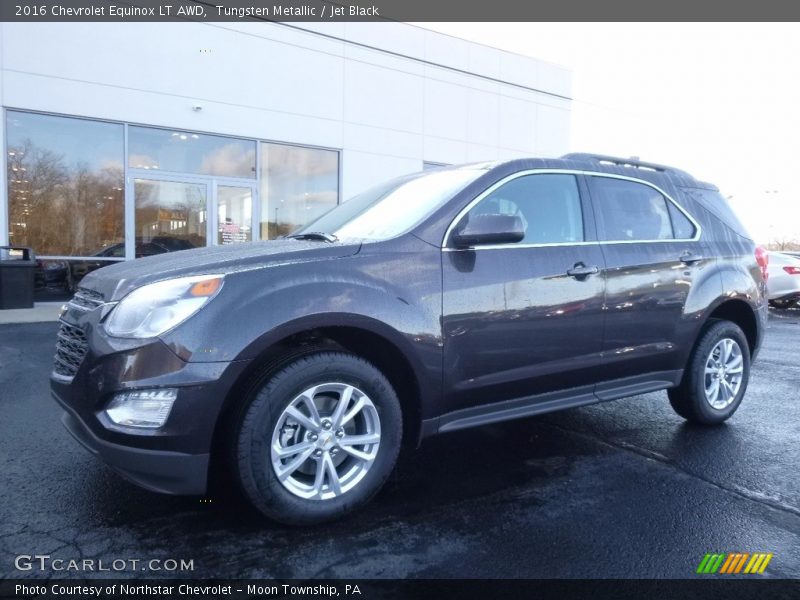 Tungsten Metallic / Jet Black 2016 Chevrolet Equinox LT AWD