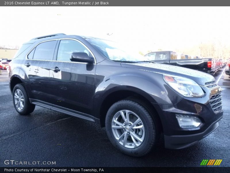 Tungsten Metallic / Jet Black 2016 Chevrolet Equinox LT AWD