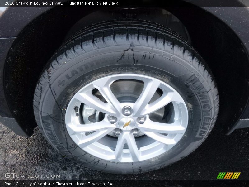 Tungsten Metallic / Jet Black 2016 Chevrolet Equinox LT AWD