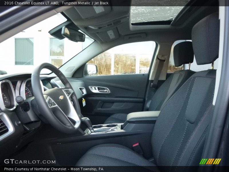 Tungsten Metallic / Jet Black 2016 Chevrolet Equinox LT AWD