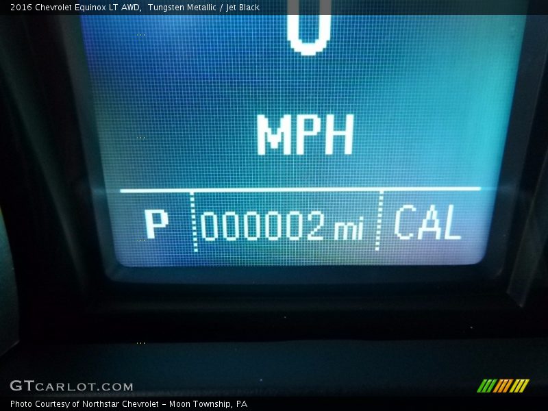 Tungsten Metallic / Jet Black 2016 Chevrolet Equinox LT AWD