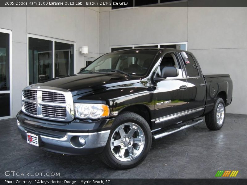 Black / Dark Slate Gray 2005 Dodge Ram 1500 Laramie Quad Cab
