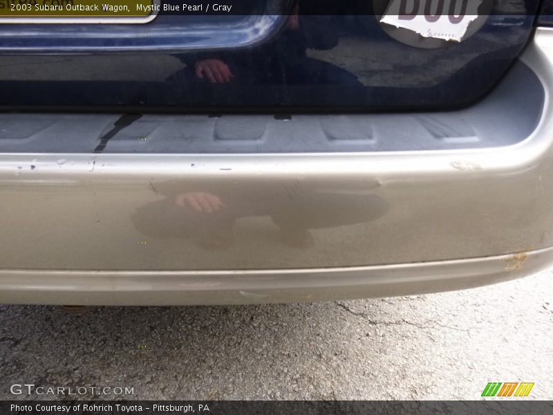 Mystic Blue Pearl / Gray 2003 Subaru Outback Wagon