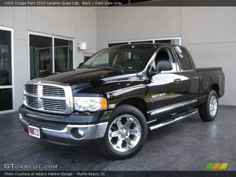 Black / Dark Slate Gray 2005 Dodge Ram 1500 Laramie Quad Cab