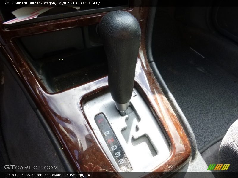 Mystic Blue Pearl / Gray 2003 Subaru Outback Wagon