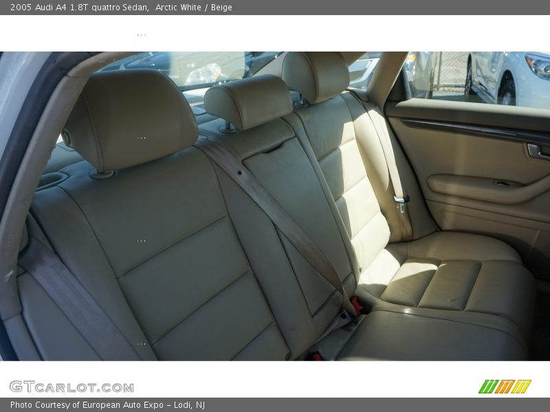 Arctic White / Beige 2005 Audi A4 1.8T quattro Sedan