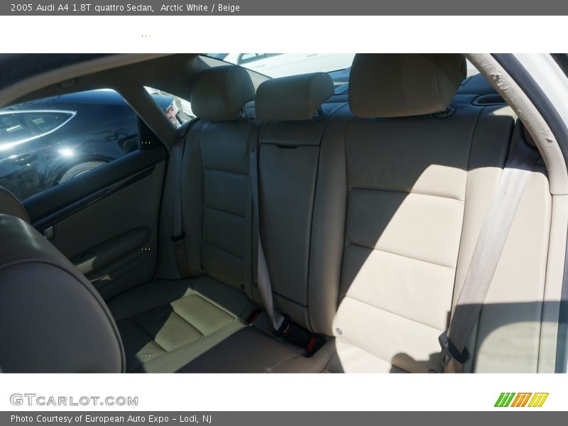 Arctic White / Beige 2005 Audi A4 1.8T quattro Sedan