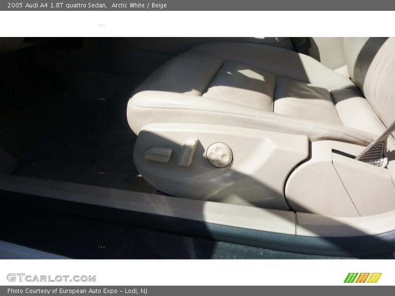Arctic White / Beige 2005 Audi A4 1.8T quattro Sedan