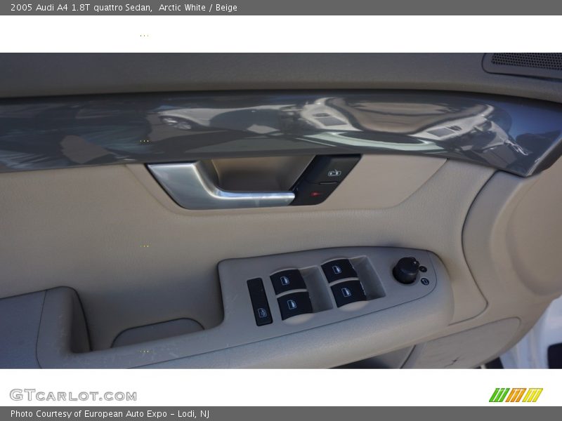 Arctic White / Beige 2005 Audi A4 1.8T quattro Sedan