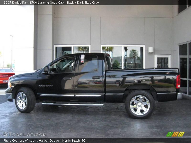 Black / Dark Slate Gray 2005 Dodge Ram 1500 Laramie Quad Cab