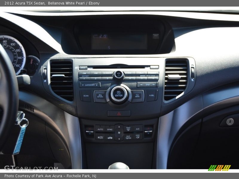 Bellanova White Pearl / Ebony 2012 Acura TSX Sedan