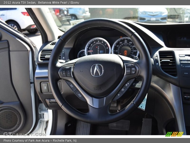 Bellanova White Pearl / Ebony 2012 Acura TSX Sedan