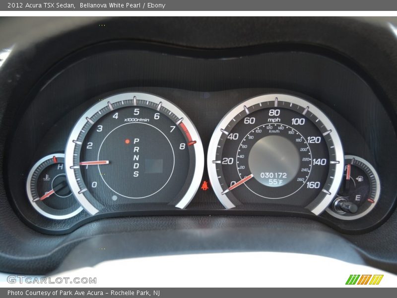 Bellanova White Pearl / Ebony 2012 Acura TSX Sedan