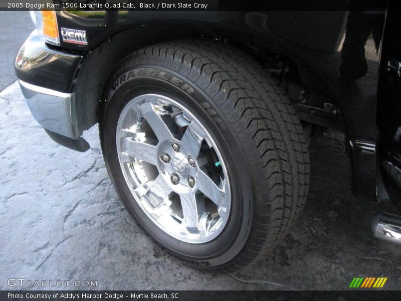Black / Dark Slate Gray 2005 Dodge Ram 1500 Laramie Quad Cab