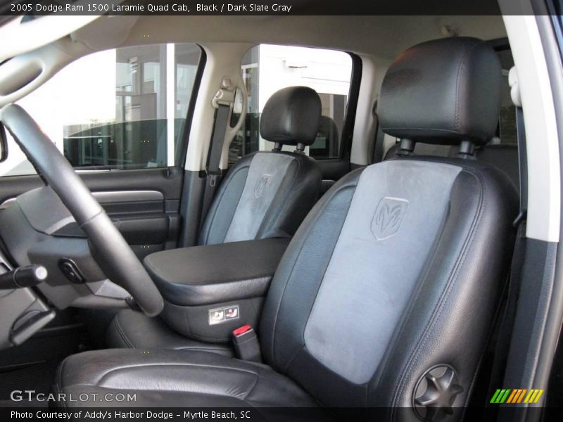 Black / Dark Slate Gray 2005 Dodge Ram 1500 Laramie Quad Cab
