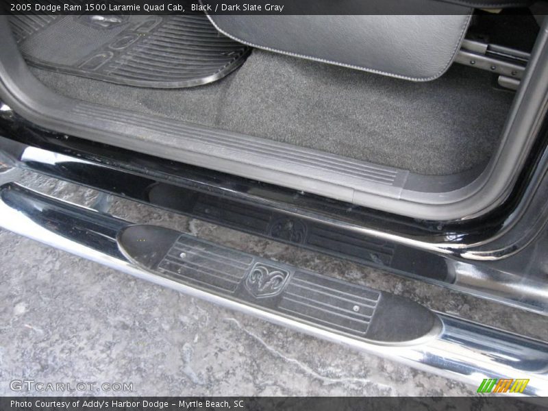 Black / Dark Slate Gray 2005 Dodge Ram 1500 Laramie Quad Cab