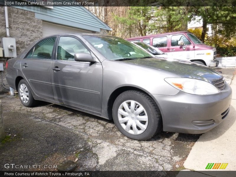 Phantom Gray Pearl / Stone 2004 Toyota Camry LE