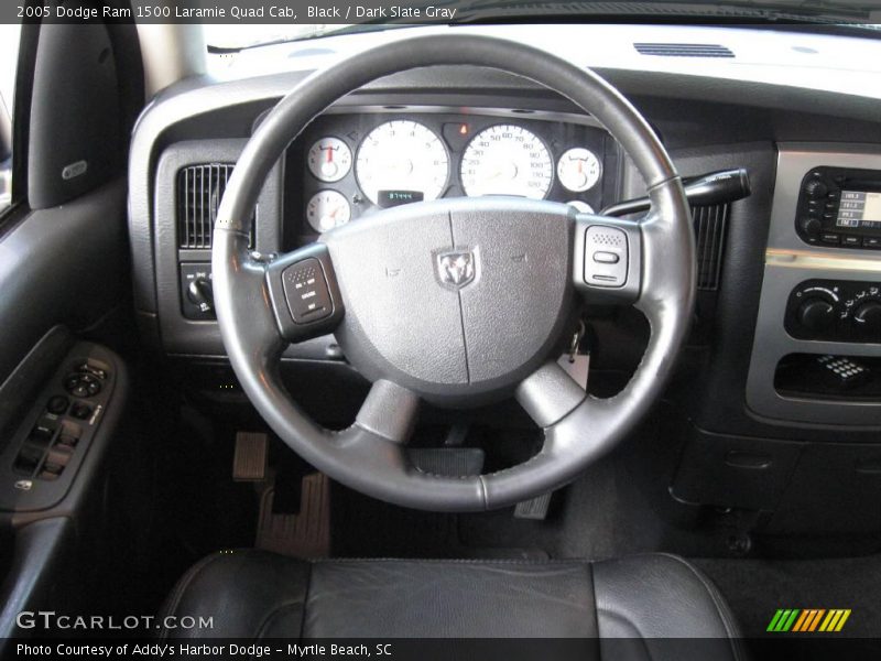 Black / Dark Slate Gray 2005 Dodge Ram 1500 Laramie Quad Cab