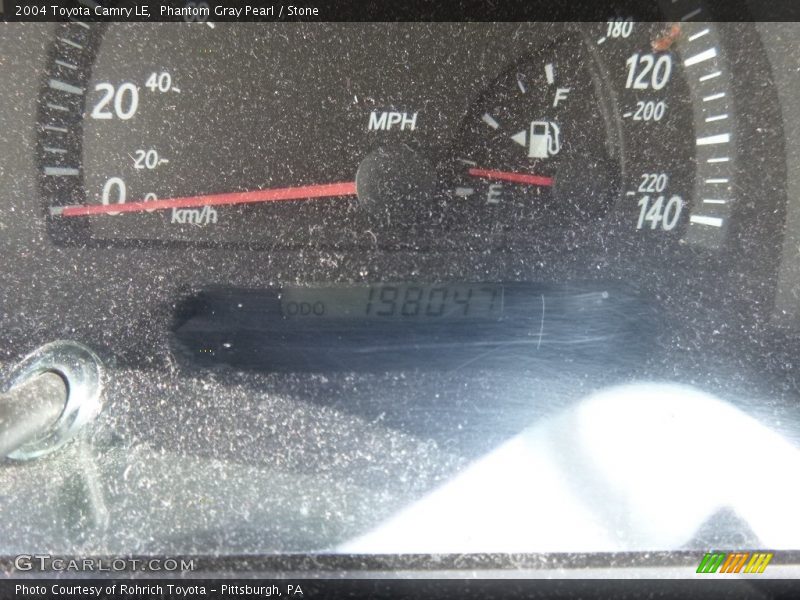 Phantom Gray Pearl / Stone 2004 Toyota Camry LE