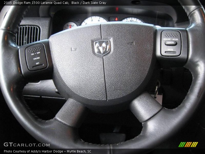 Black / Dark Slate Gray 2005 Dodge Ram 1500 Laramie Quad Cab