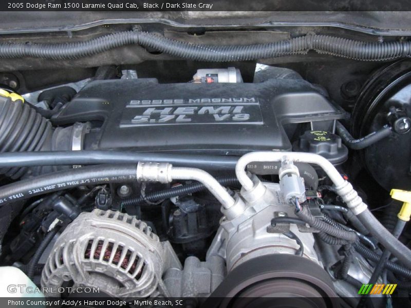 Black / Dark Slate Gray 2005 Dodge Ram 1500 Laramie Quad Cab