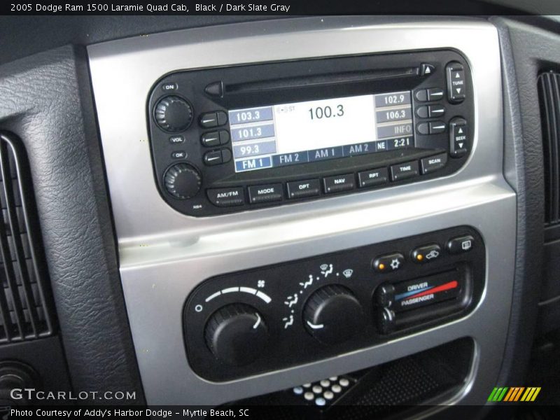 Black / Dark Slate Gray 2005 Dodge Ram 1500 Laramie Quad Cab