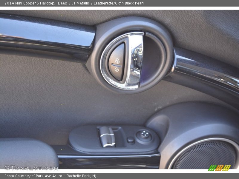Deep Blue Metallic / Leatherette/Cloth Black Pearl 2014 Mini Cooper S Hardtop