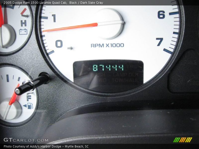 Black / Dark Slate Gray 2005 Dodge Ram 1500 Laramie Quad Cab