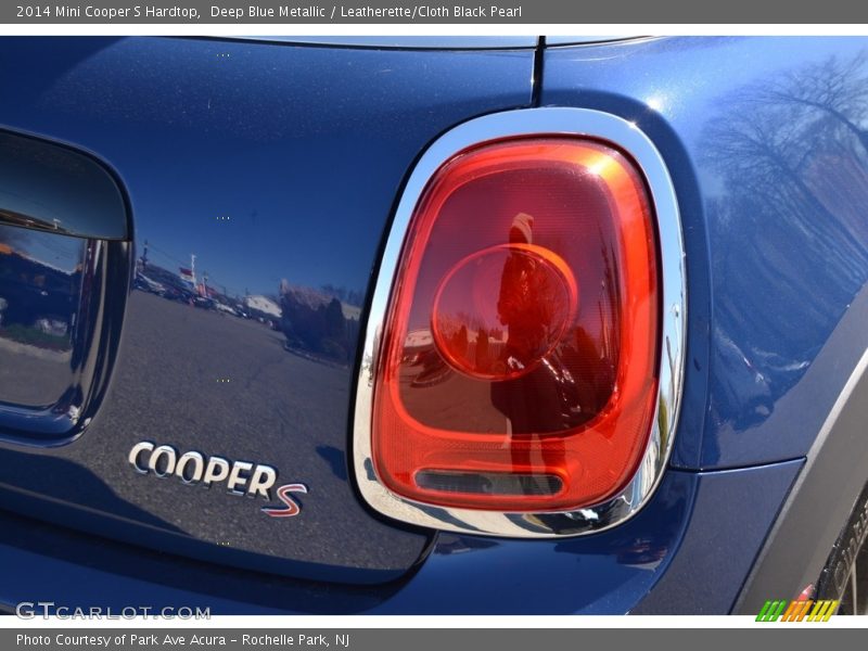 Deep Blue Metallic / Leatherette/Cloth Black Pearl 2014 Mini Cooper S Hardtop