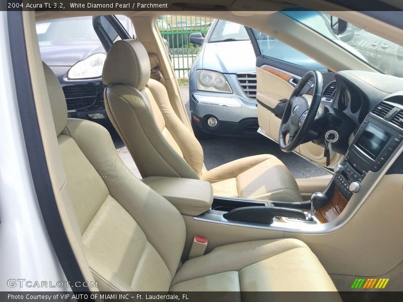 White Diamond Pearl / Parchment 2004 Acura TL 3.2