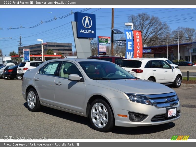 Smokestone Metallic / Camel 2010 Ford Fusion SE