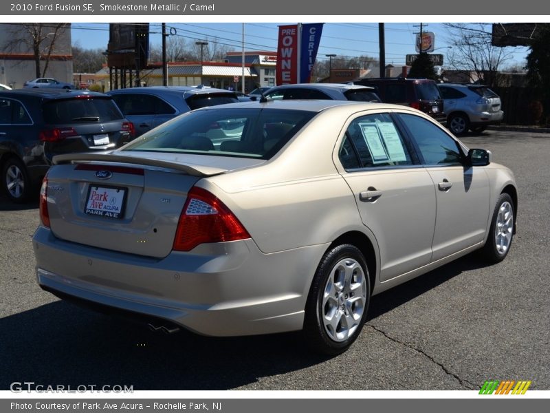 Smokestone Metallic / Camel 2010 Ford Fusion SE