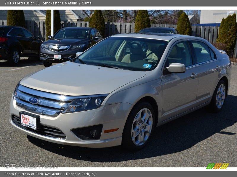 Smokestone Metallic / Camel 2010 Ford Fusion SE