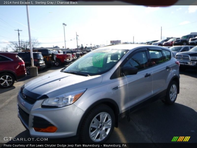 Sterling Gray / Charcoal Black 2014 Ford Escape S