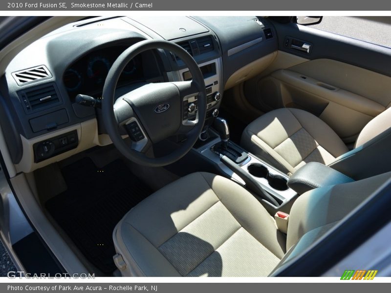 Smokestone Metallic / Camel 2010 Ford Fusion SE