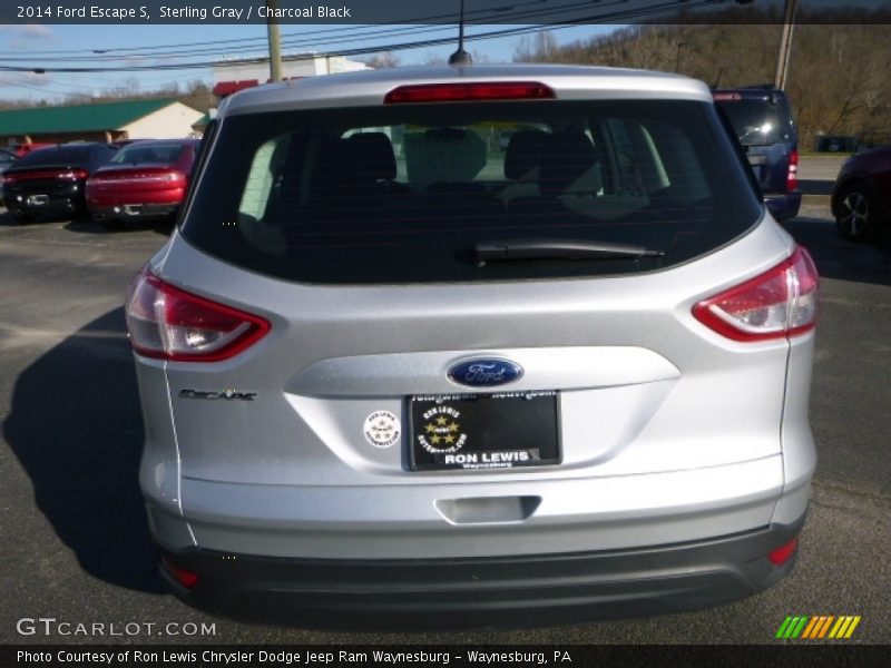 Sterling Gray / Charcoal Black 2014 Ford Escape S