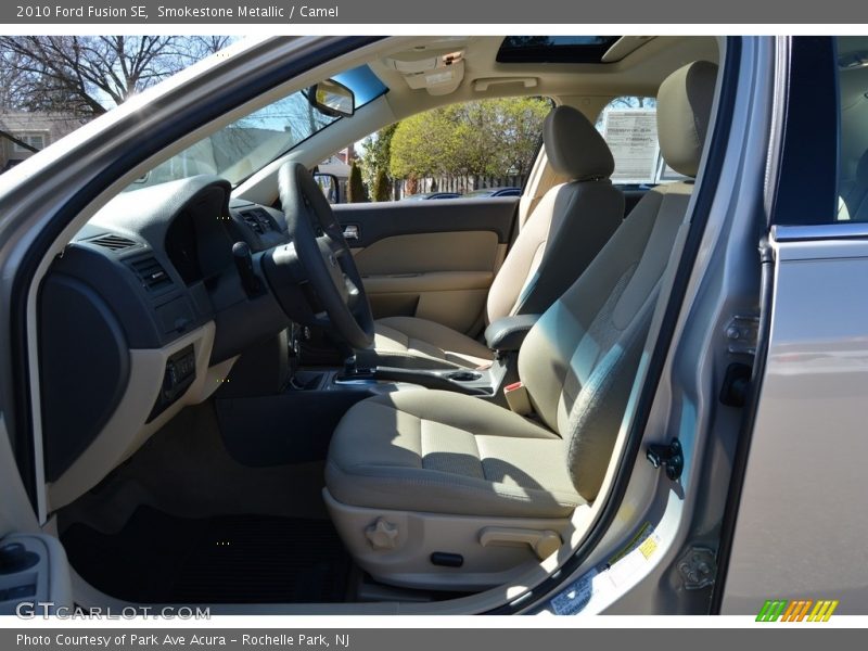 Smokestone Metallic / Camel 2010 Ford Fusion SE